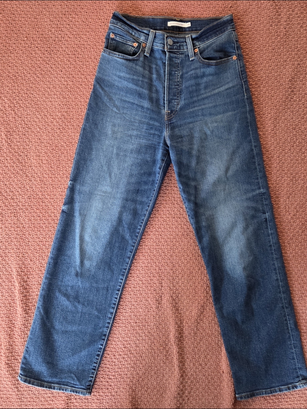 Levi's Women's Blue Straight-Leg Jeans